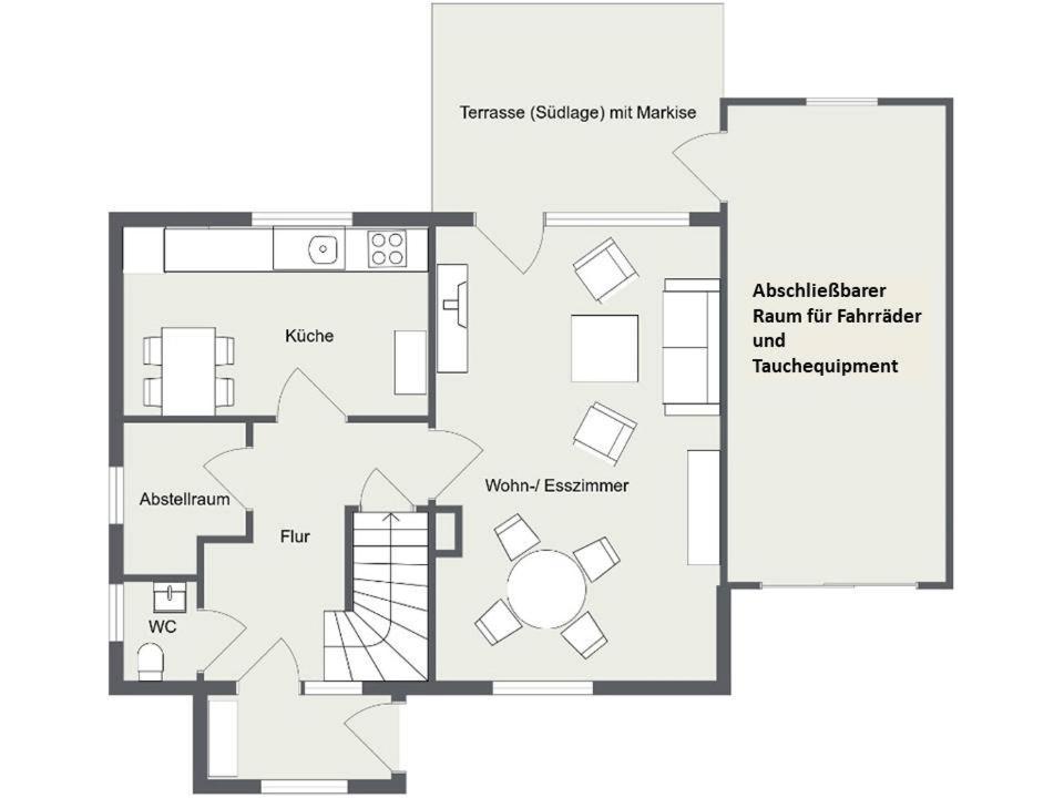 Ferienhaus Gartenstrasse Osten Exteriör bild
